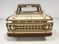 Preview: Ford F100 BJ1965 - 3D Laser Cut Modell Frontansicht